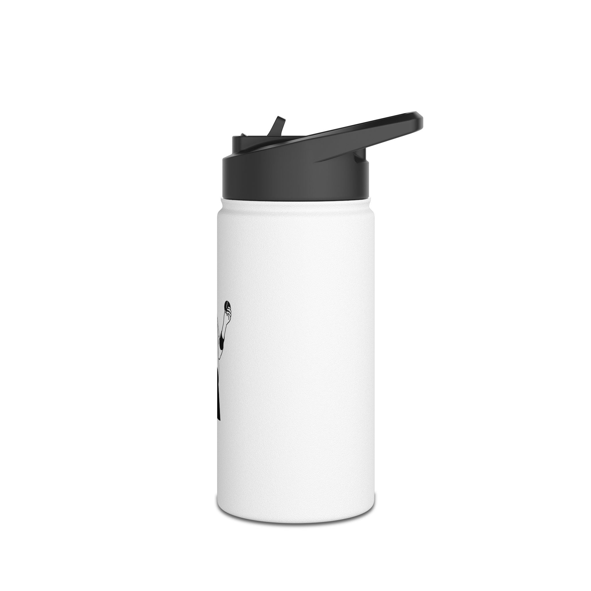 Silhouette Padel Player Stainless Steel Water Bottle | Tennis Bottle