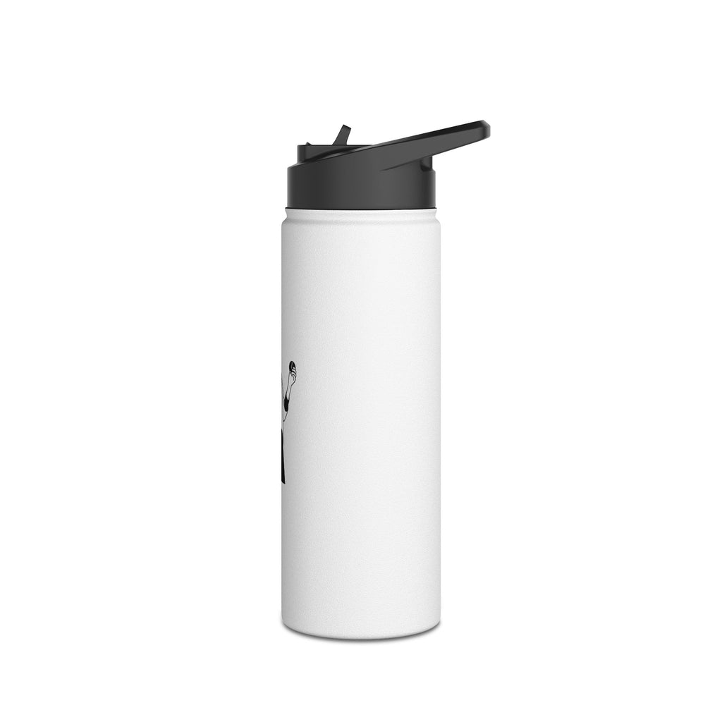 Silhouette Padel Player Stainless Steel Water Bottle | Tennis Bottle