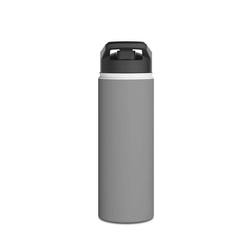 Padel Player Illustration Stainless Steel Water Bottle | Racket Ball Design