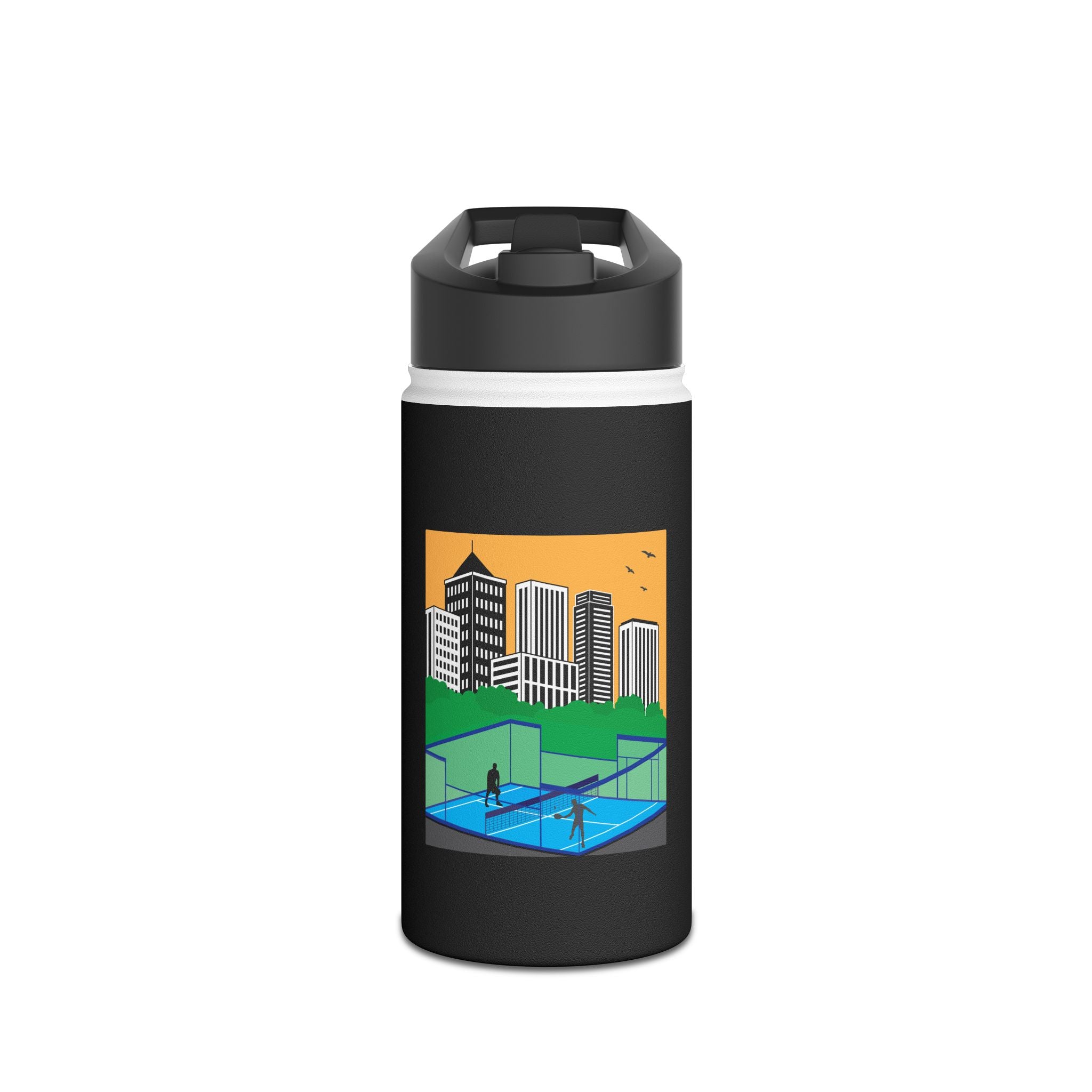 City Park Skyline Water Bottle | Stainless Steel Bottle, Urban Landscape