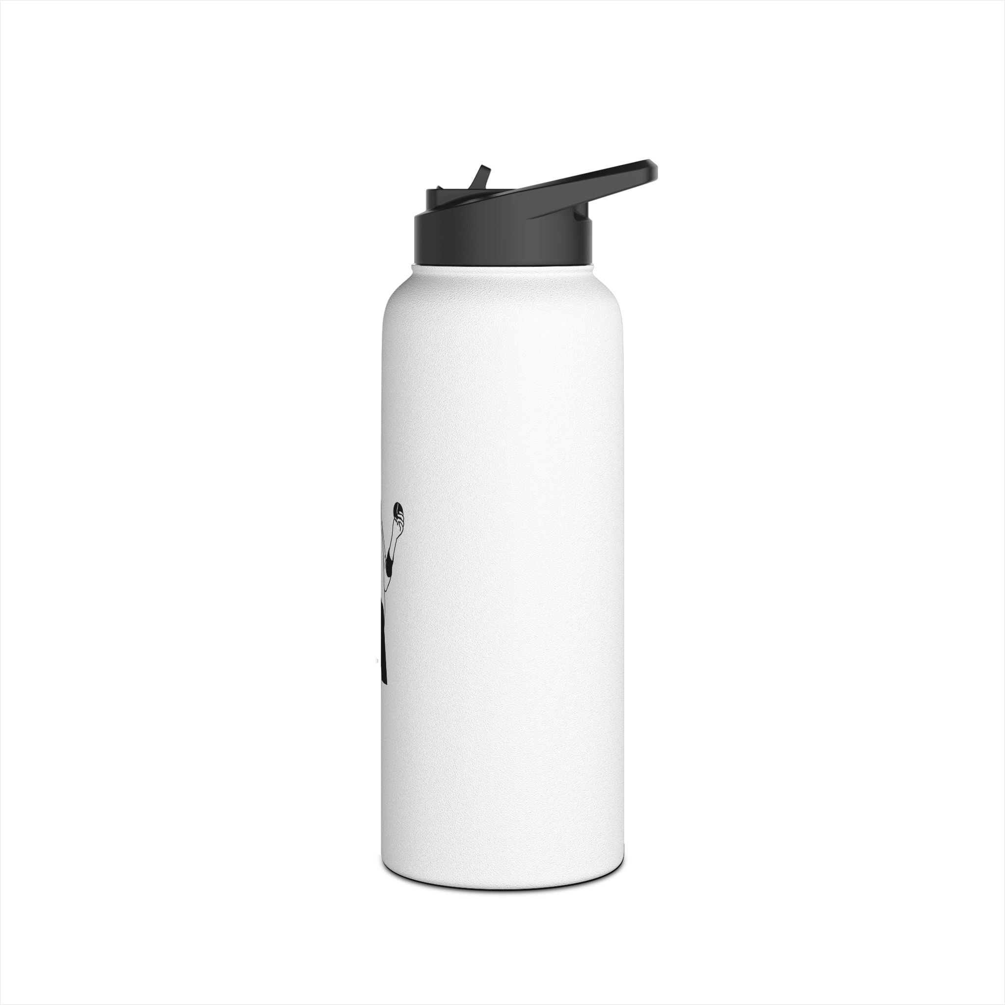 Silhouette Padel Player Stainless Steel Water Bottle | Tennis Bottle