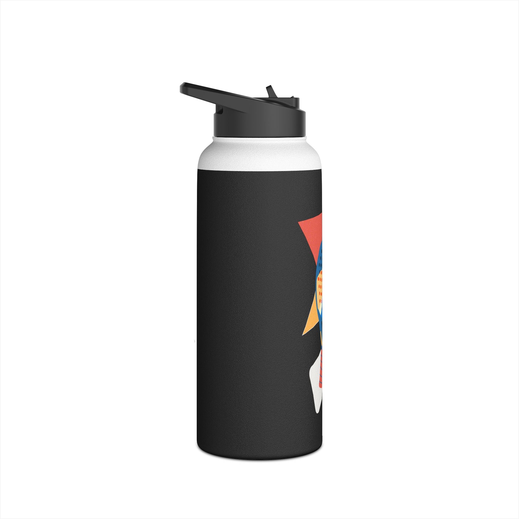 Colorful Padel Racket Stainless Steel Water Bottle | Sport Drink Bottle