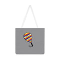 Colorful Patterned Padel Tote Bag | Shoulder Tote