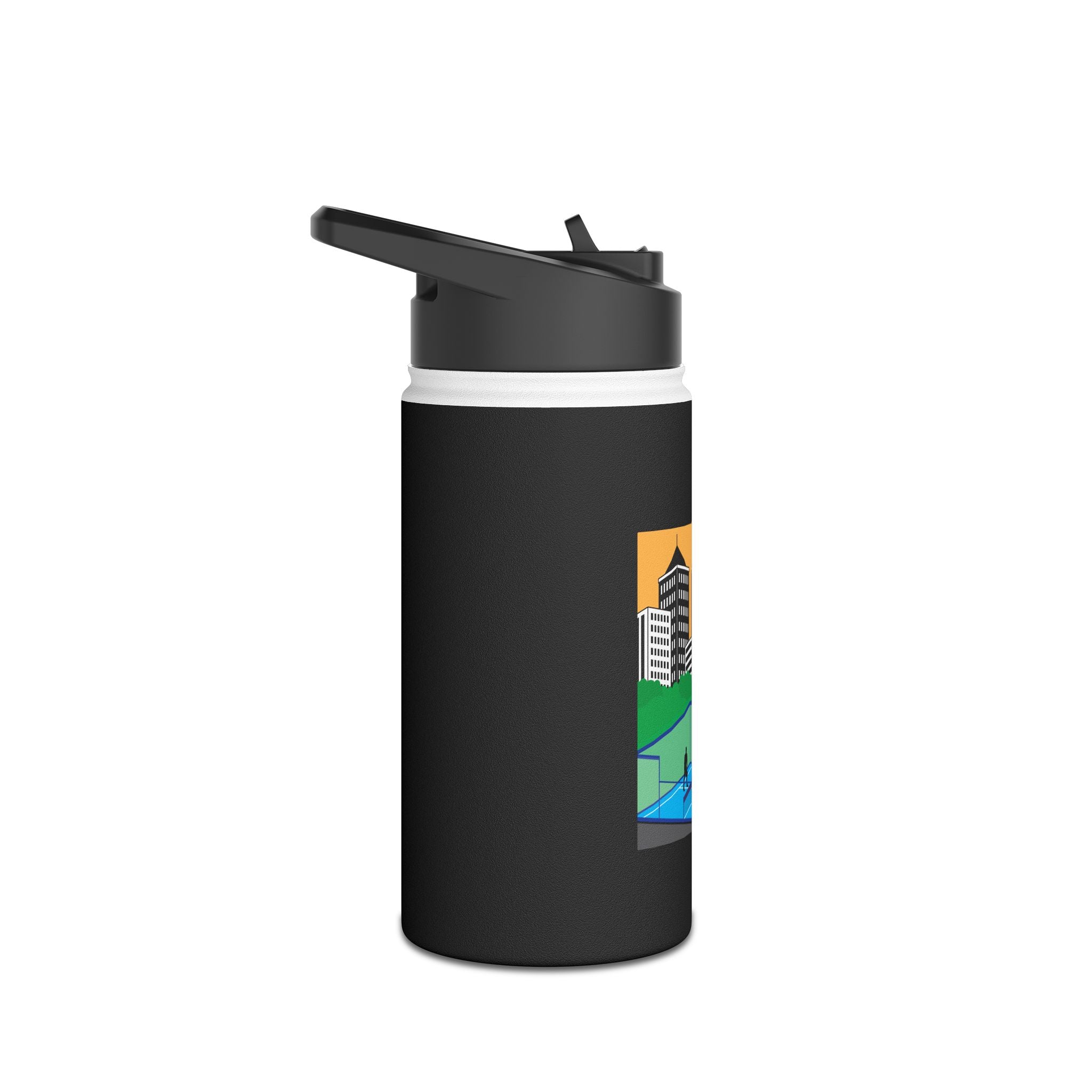 City Park Skyline Water Bottle | Stainless Steel Bottle, Urban Landscape