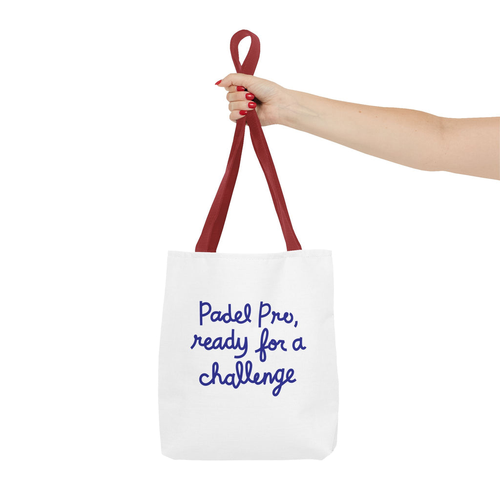 Padel Pro Tote Bag, Sports Tote, Fun Gym Bag, Gift for Athletes, Unique Padel Accessory, Challenge Ready Bag