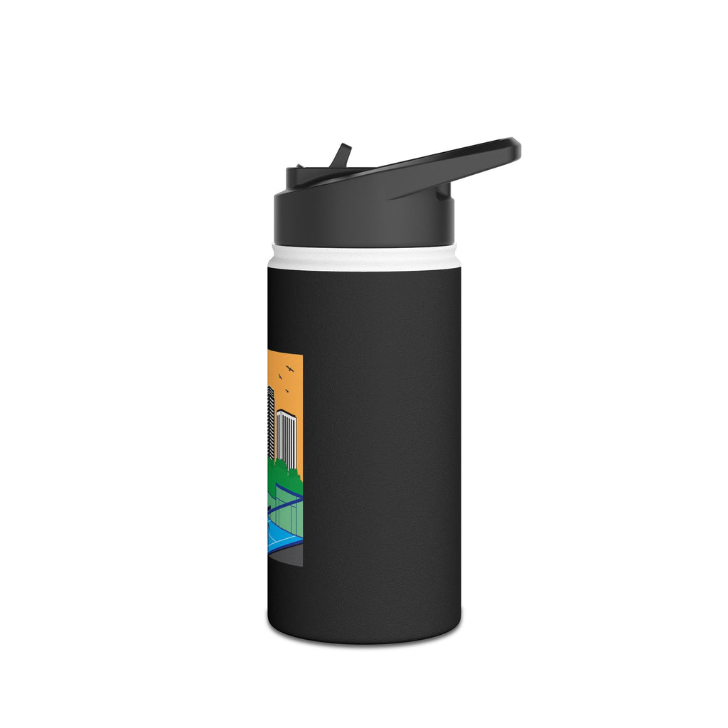 City Park Skyline Water Bottle | Stainless Steel Bottle, Urban Landscape