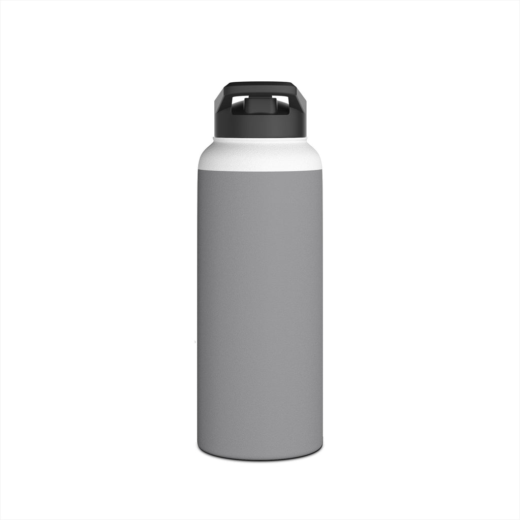 Padel Player Illustration Stainless Steel Water Bottle | Racket Ball Design