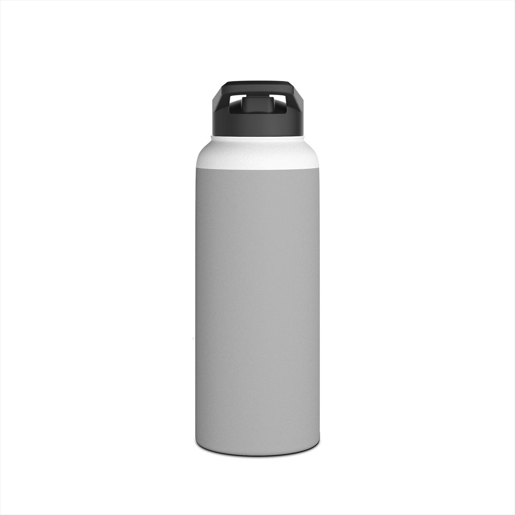 Retro Female Padel Player Stainless Steel Water Bottle | Standard Lid
